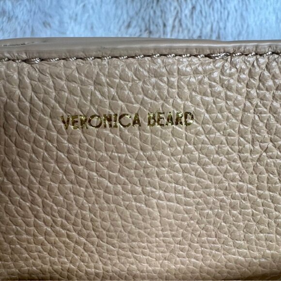 Veronica Beard Dash Leather Tote in Sand - Picture 9 of 10